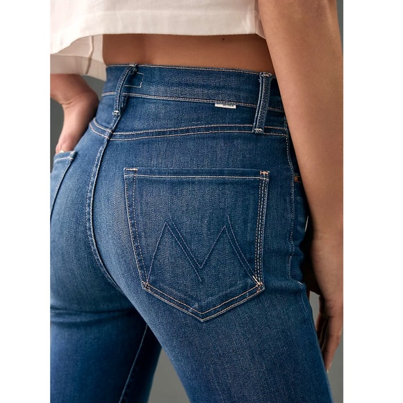 MOTHER The Pixie Rider Ankle Jean in Taxi! - 27 - Picture 4 of 14